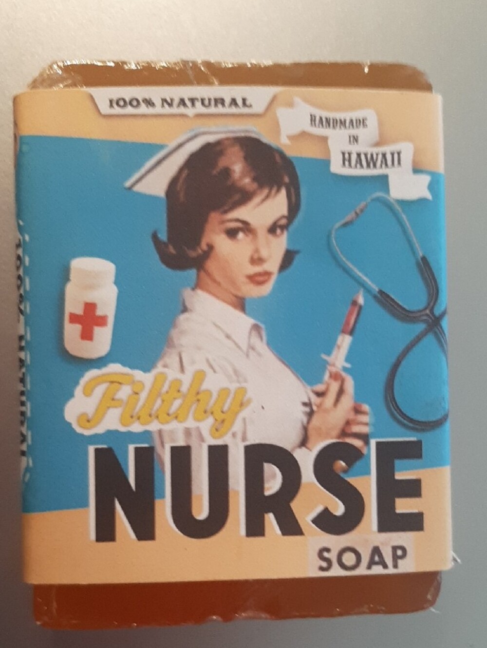 Filthy Nurse Natural Glycerin Bar Soap Tea Tree Lemongrass by Filthy Farmgirl